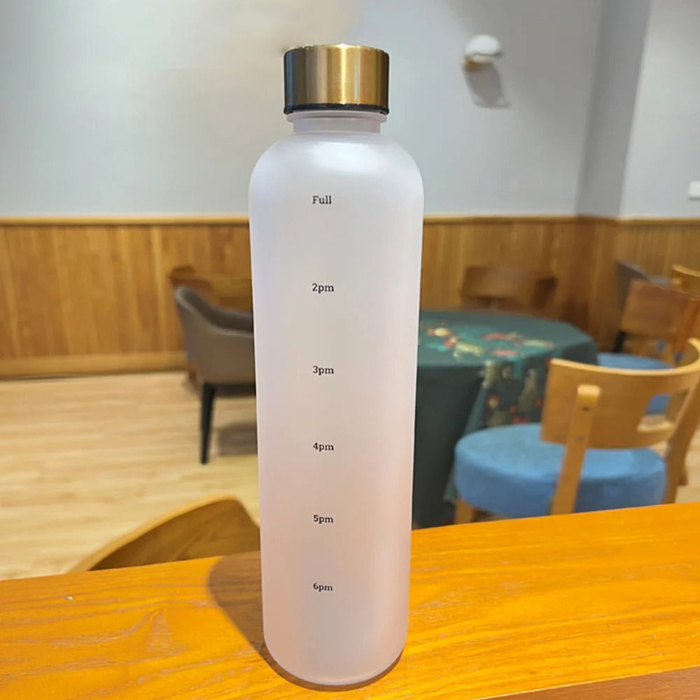 Reusable Watter Bottle With Time Marker