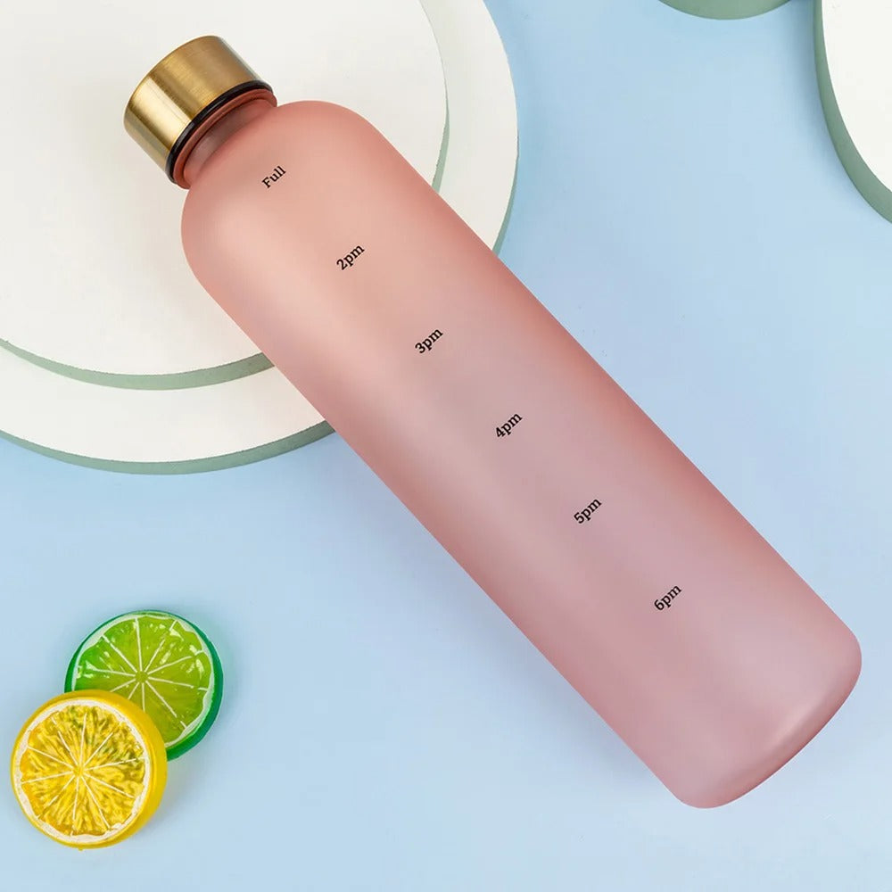 Reusable Watter Bottle With Time Marker